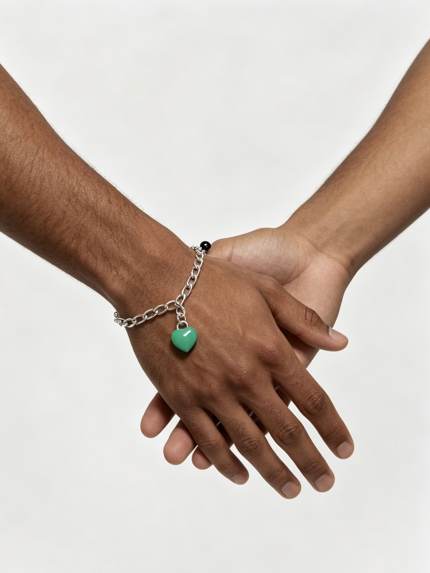 Tiffany & Co. Silver Heart Charm Bracelet